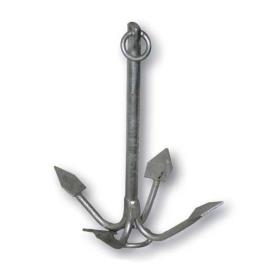 Hot Dip Grapnel 10 10 kg Silver