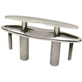 Seachoice Pull Up Cleat With Studs 152 mm Chrome