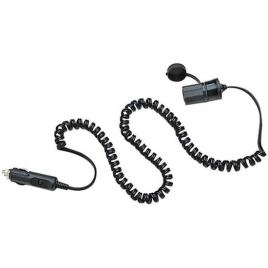 Coiled Extension Cord One Size Black