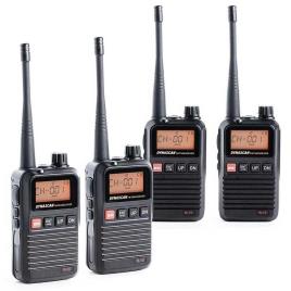 R- 10 Walkie Talkie Walkie Talkie 4 Unidades One Size Black