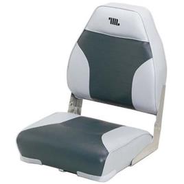 High Back Boat Seat One Size Grey / Charcoal