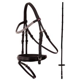 Premiere Ajaccio E Linen Reins Bridle Shetland Black
