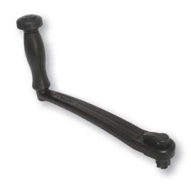 Winch Handle Locking With Speed Handle One Size Black