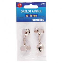 Flashmer Bite Alarm Grelot Pince Crocodile One Size Grey