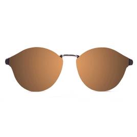 Oculos Escuros Loiret Brown Flat / CAT3 Matte Demy Brown Up / Gold Trans Down