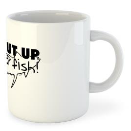 Caneca Shut Up And Fish 325ml 325 ml (11 oz) White