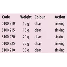 Flutuador Smart Sbiro 30 g Clear