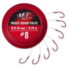 Anzol Montado Trout Paste 70 Cm 6 Red