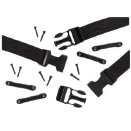 Fuel Tank Hold Down Kit One Size Black
