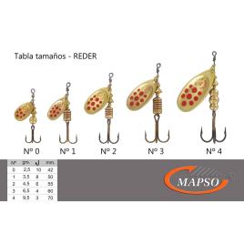 Mapso Reder 70 Mm 9.5g 70 mm (9.5 g) P