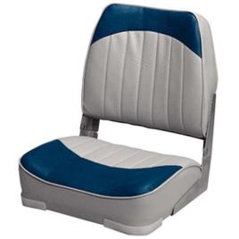 Wise Seating Economy Fold Down Fishing Chair One Size Grey / Navy