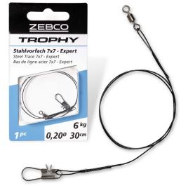 Linha Aço Trophy Steel Trace 7 X7 Expert 6kg 50 cm Silver