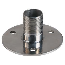 Stainless Steel Low Profile Flange Mount One Size Silver