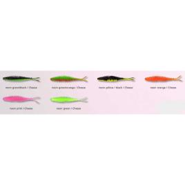 T-worm V-tail 65 Mm 1g One Size Cheese / Neon Pink