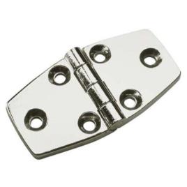 Chrome Plated 73 x 37 x 38 mm Zinc Door (2 pcs)