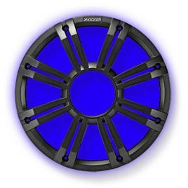 Kicker Grade De Subwoofer De Led Kmf 12´´ One Size Carbon