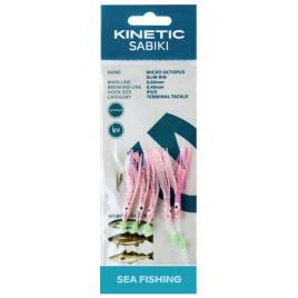 Train De Plumes Sabiki Micro Octopus Slim One Size Red UV
