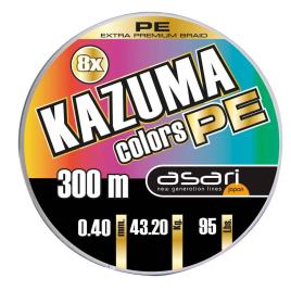 Fio Kazuma Pro Colors Pe 8x 300 M 0.230 mm Multicolor