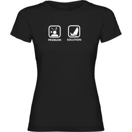 Camiseta De Manga Curta Problem Solution Sail M Black