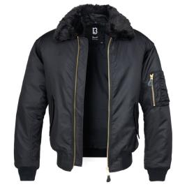 Casaco Ma2 Fur Collar S Black