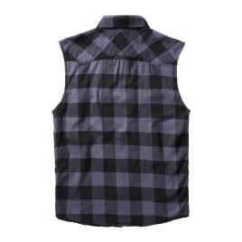 Brandit Camisa Check S Black / Grey
