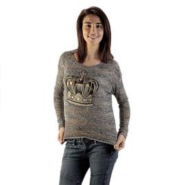Camiseta De Manga Comprida Royal S Grey / Brown