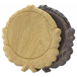 Eurohunt Escudo Entalhado Troféu Javali 21 cm Light Brown