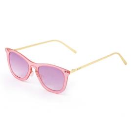 Oculos Escuros Genova Transparent Pink / Metal Gold Temple / CAT2 Transparent Gradient Violet