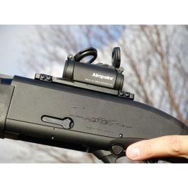 Aimpoint Micro H-2 4moa With Semi-automatic Shotgun Mount One Size Black