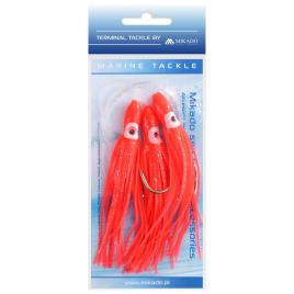 Vinil Trolling Octopus 100 Milímetros One Size Red