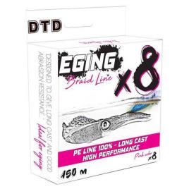 Linha Trançada Eging X8 0.125 mm Pink