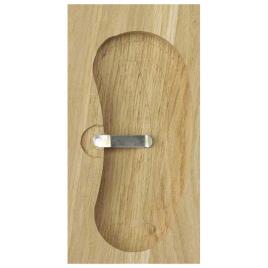 Eurohunt Roe Er Trophy Plate Oak De 4 21 x 12 cm Dark Brown