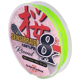 Sensibraid 8x 150 M 0.080 mm Chartreuse