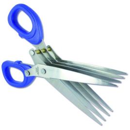 4 Blade Worm Scissors One Size Stainless Steel