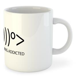 Caneca Simply Fishing Addicted 325ml 325 ml (11 oz) White