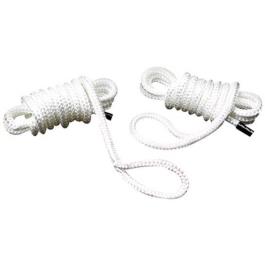 Double Braided Nylon Fender Line 100 9 Mm 1.8 m White