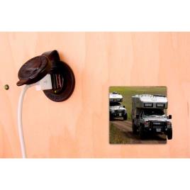 Blue Sea Systems Soquete De Carregador Usb Duplo 2.1a One Size Black