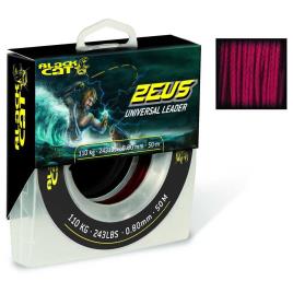 Black Cat Fluorocarbono Zeus 50 M 0.800 mm Red