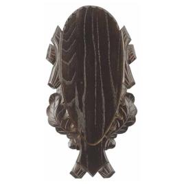 Esculpido Er Trophy Plate Oak De 36 x 19 cm Dark Brown