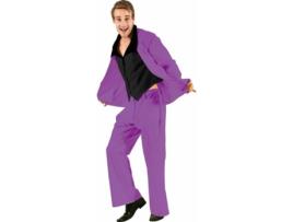 Fato de Homem TOPDISFARCES Fato Roxo (Tam: L)