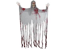 Decorações de Halloween  Cortina com Caveira Sangrenta e Luz (190x130 cm)