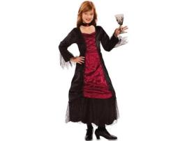 Fato de Menina  Vampira Elegante Infantil (Tam: 3 a 4 anos)