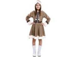 Fato de Menina DISFRAZZES Esquimó (Tam: 5 a 6 anos)