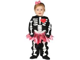 Fato de Bebé  Esqueleto Tutú (Tam: 12 a 24 meses)