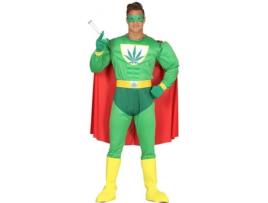 Fato de Homem  Super-Herói Marijuana (Tam: L)