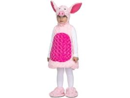 Fato de Menina  Porquinho De Peluche (Tam: 3 a 4 anos)