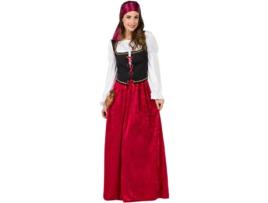 Fato de Mulher DISFRAZZES Mesonera Medieval Granate (Tam: S)