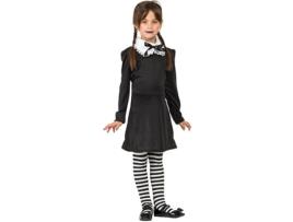 Fato de Menina  Rapariga Tenebrosa (Tam: 5 a 6 anos)