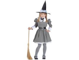 Fato de Menina  Bruxa Do Sudeste Cinzento (Tam: 10 a 12 anos)