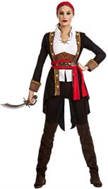 Fato de Mulher  Pirata Casaca (Tam: XXL)